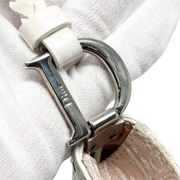 Christian Dior Vintage 2004 Trotter Monogram Logo Shoulder Bag Pink [106427] - Picture 12 of 13